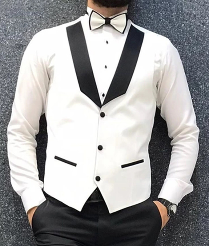 Costumes pour hommes Blazers Costumes pour hommes 3 pièces Slim Fit Casual Business Groomsmen Gris Vert Ivoire Revers Tuxedos pour Mariage FormelBlazerPantsVest 220909