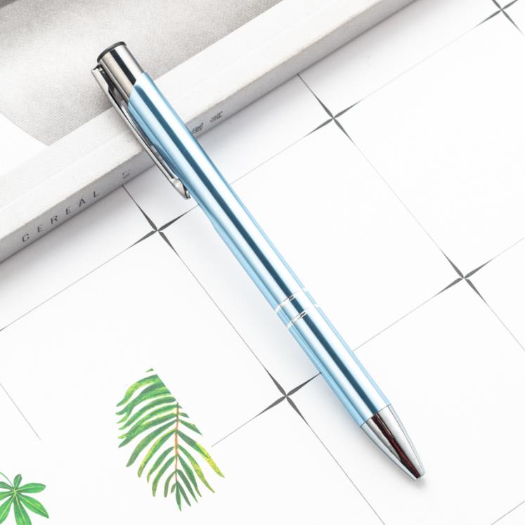 Metal Ball Point Pennor Ballpen Ball Pen Signature Business Pen Office School Studery Present 13 Färger Anpassningsbara SN6783