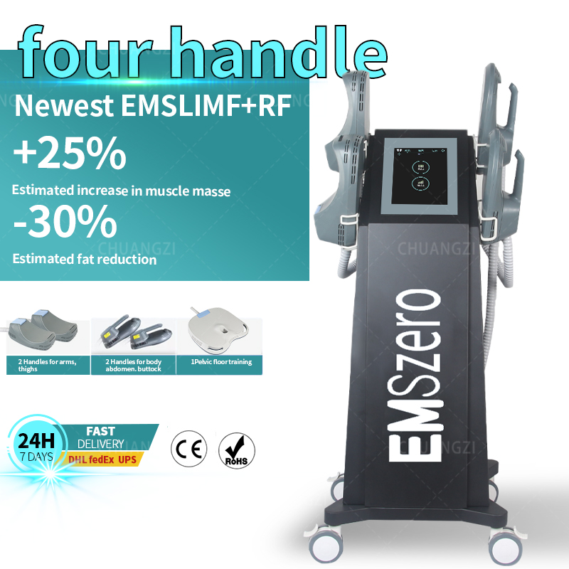 2023 EMS NY DLS-EMSLIM NEO 14 TESLA POWER 5000W HI-EMT Body Muscleing Sculpting Machine4 Neo Pelvic Stimulation Pad Valfritt Emszero