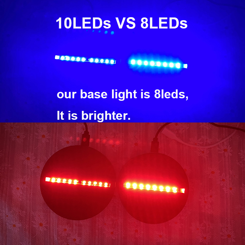 3D LED LED Base Light Light Dimmable ABS USB