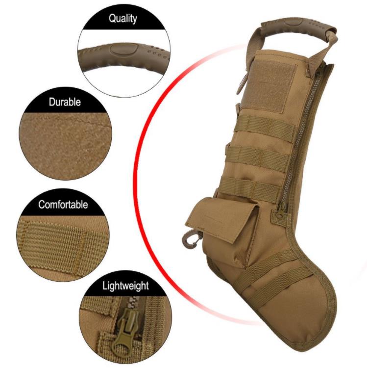 Hanging Tactique Père Noël Bas Sac Dump Drop Pouch Sacs De Rangement Militaire Chasse Magazine Pouch Xmas Décorations SN4151