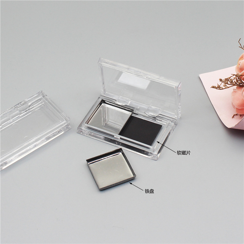 Empty Magnetic Eyeshadow Pallet Refillable Clear Makeup Storage Case Box DIY Cosmetic Lipstick Foundation Blush Container