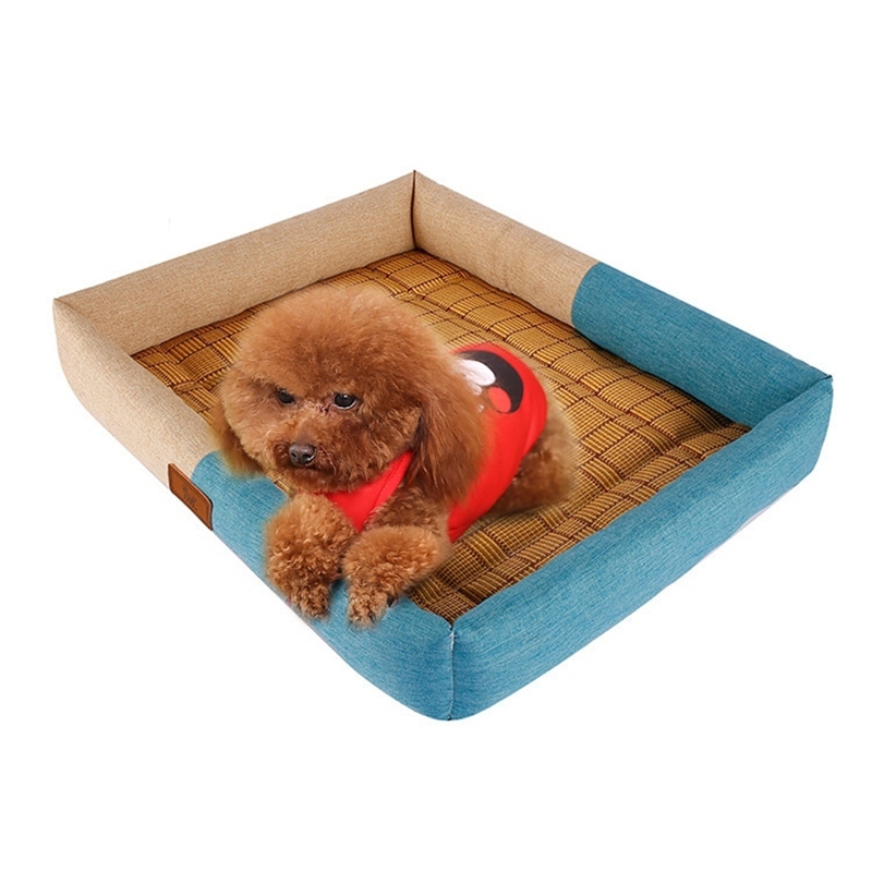 BENELS Summer Dog House bed beavely puppy pet cat soft cat sped سرير متين بارد غير مائل للكلاب teddy puppy petten pets supplies 220912