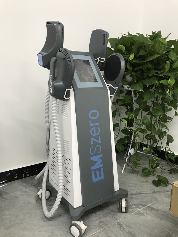 معدات DLS-Emslim RF آلة NEO 13 Tesla HI-EMT مع 4 أجهزة كمبيوتر مقبلة مع منصات تحفيز الحوض اختيارية emszero