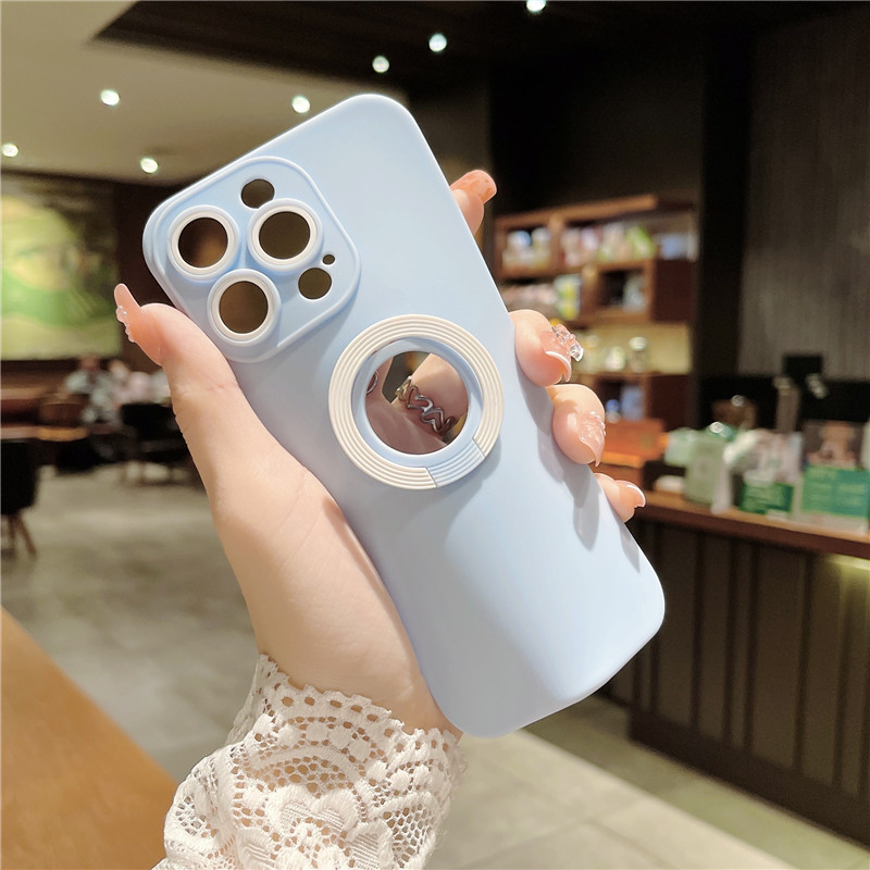 حامل الدائري شعار شعار الحالات الناعمة لأجهزة iPhone 13 12 11 Pro Max XD 7 8 Plus SE3 Luxury Full Camera Lens Cover