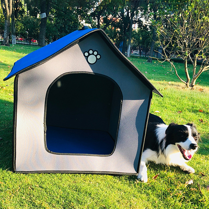 kennels pens Perrera mediana para perros al aire libre, impermeable, suave, cómoda, casa para mascotas, a prueba de masticar, extraíble, cama para perros pequeños, estera para dormir para mascotas, portátil 220912