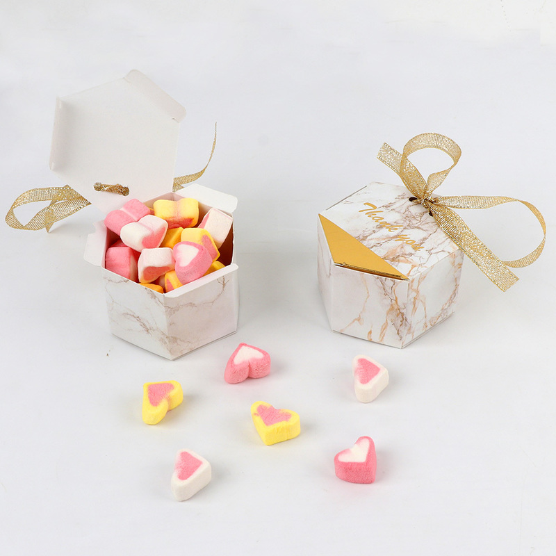 Подарочная упаковка ORWARM 30/50PS Мраморные конфеты конфеты Creative Wedding Favors и подарки для гостевой вечеринки.