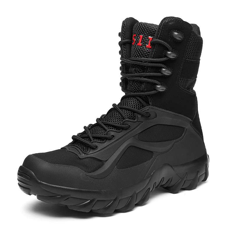 Boots Mens Fashion Military Combat Motocycle Ankle Tactical Army Male Shoes Work Safety 220913