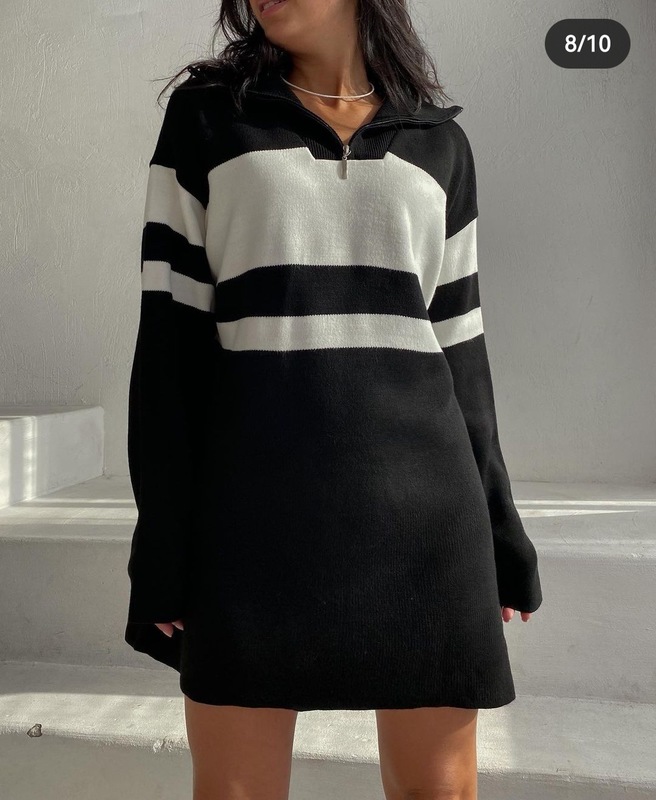 Women's Sweaters Striped Pullover Sweater French Style Female Jumper Oversize Lazy Oaf Turndown Collar Knitted Plus Size Autumn Spring 220913