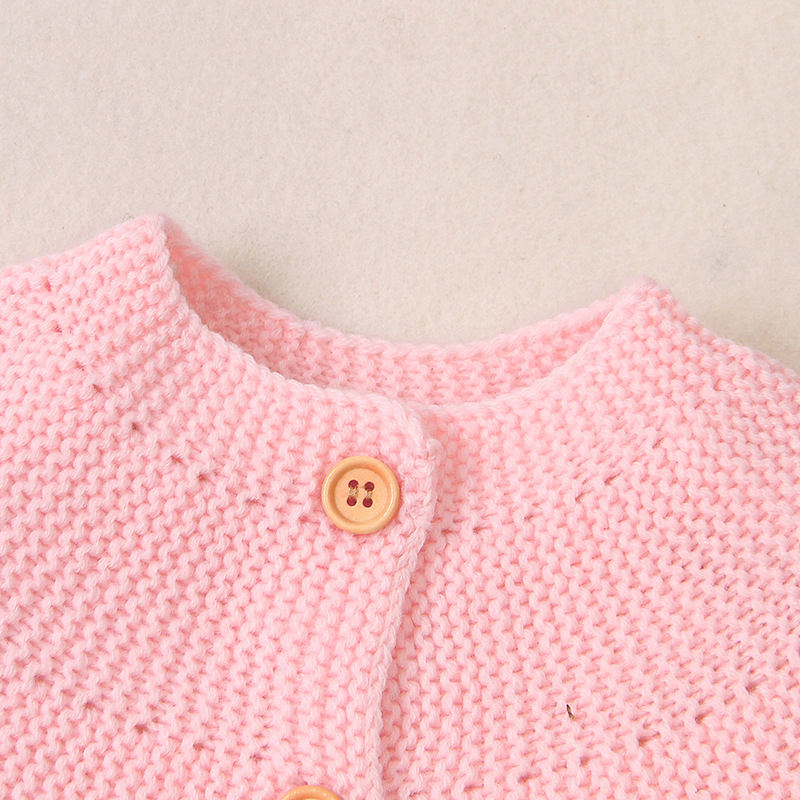 Cardigan LZH Ins Autumn Baby Girls Knitting Sweater Jackets Little Girl Longsleeve Singlebreasted Outing Clothes 03 Years Old 220913