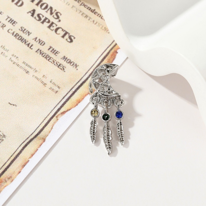 Подходит Pandora Sterling Silver Bracelet Browly Moon Moon Dream Catcher Beads Charms для европейской сети змеи моды Diy Jewelry Wholesale