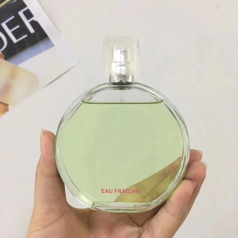 Designer de luxe Marque de luxe Parfum femme vert jaune rose bouteille 100 ml Parfum Long Lasting Time High Fragrance bateau rapide