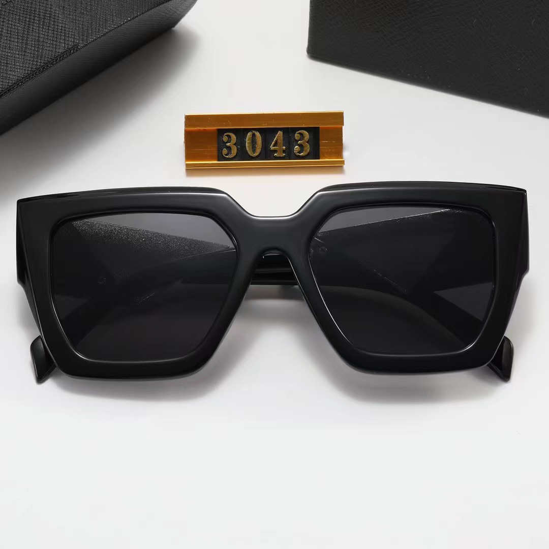 2022 Fashion Classic Design Luxe vierkante zonnebril voor mannen dames piloot zonnebril UV400 brillen metalen frame lens met doos 3351
