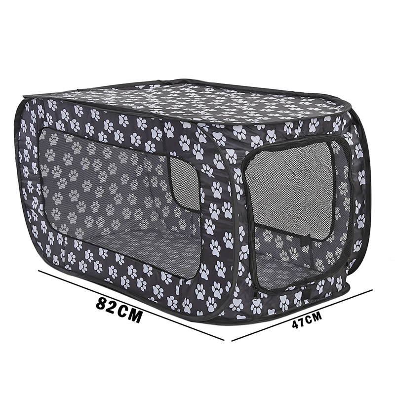 kennels pens Portable Folding Rectangular Pet Tent Dog House Cage Playpen Puppy Kennel Fence Outdoor Car Travel Mesh Tent For Small Dogs Cats 220912