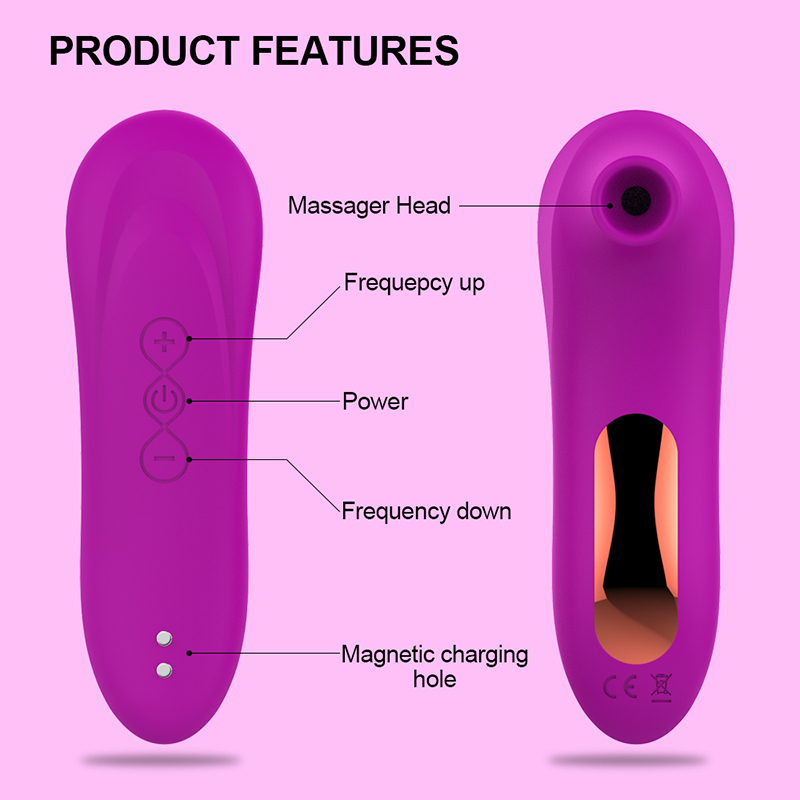 Clit Sucker Vagina Sugande Vibrator Kvinnlig Klitoris Vakuum Stimulator Sexleksaker Kvinnor Onani