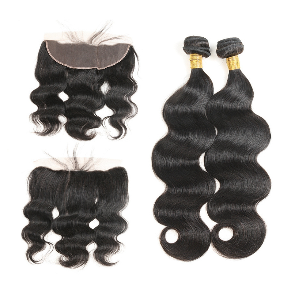 8A Body Wave Bundles Natural Color Brazilian Remy Human Hair Weaves 8-26 inch