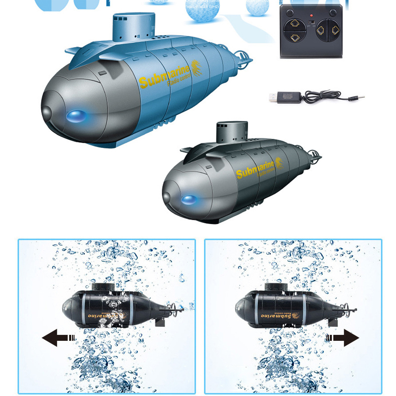 ElectricRC лодки с дистанционным управлением подводной лодкой для подводной рыбы аквариумный аквариум для детей детские лодки RC под водой игрушечный мальчик электрический корабль 6 8 лет 220913