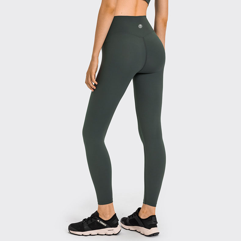 Yoga Outfit Jambières d'exercices pour femmes Capris Leggings Vêtements de marque Couleur unie Pantalon de gymnastique sans couture pour femmes Taille haute Vêtements de sport Élastique Fitness