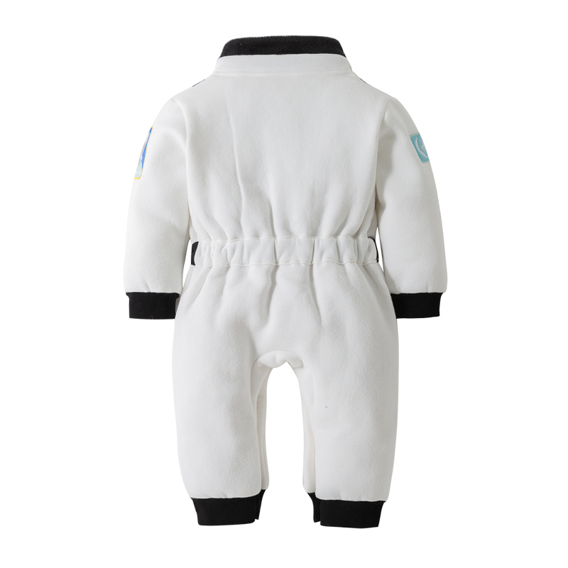 ロンパースベビースペース宇宙飛行士コスチューム秋の冬の幼い幼児の男の子ロンパーハロウィーンアニメコスプレ衣装9 12 18 24 36ヶ月220913
