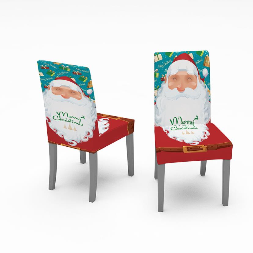 Christmas Decorations tablecloth chair cover decoration elastic one-piece chair-cover absorbent gift