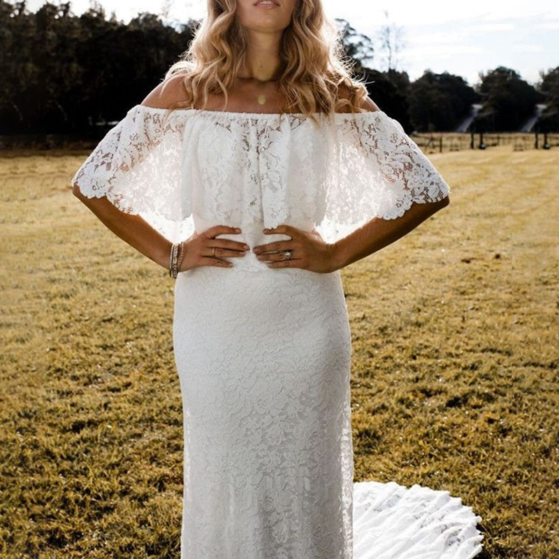 Vestido de novia Vintage de sirena de encaje completo, vestido de novia con tirantes finos de jardín, apliques sin mangas, vestido de novia de cola de corte hecho a medida