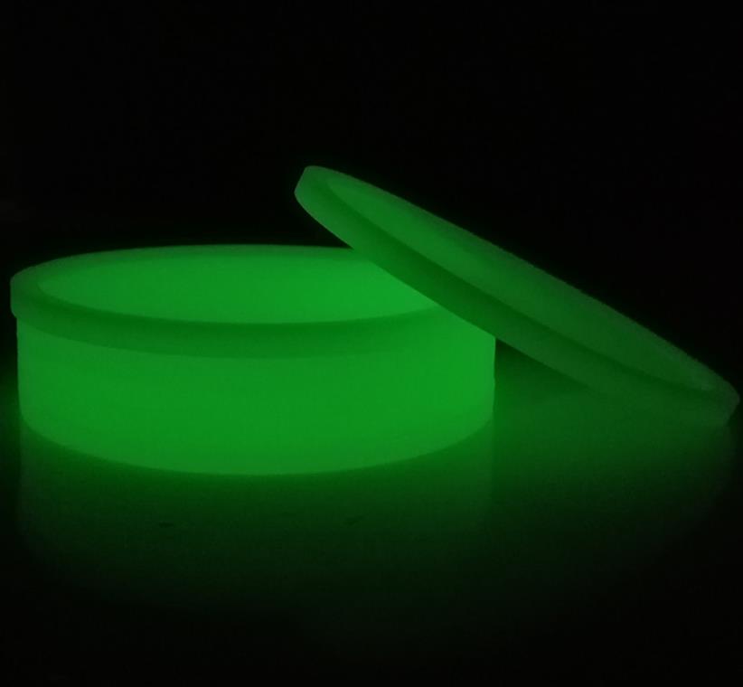 Glow in the Dark Silicone Coaster Mat Luminous Coasters Cup Pad Anti Slip Mats 10 cm Thermische isolatie Waterdichte gloeiende mat