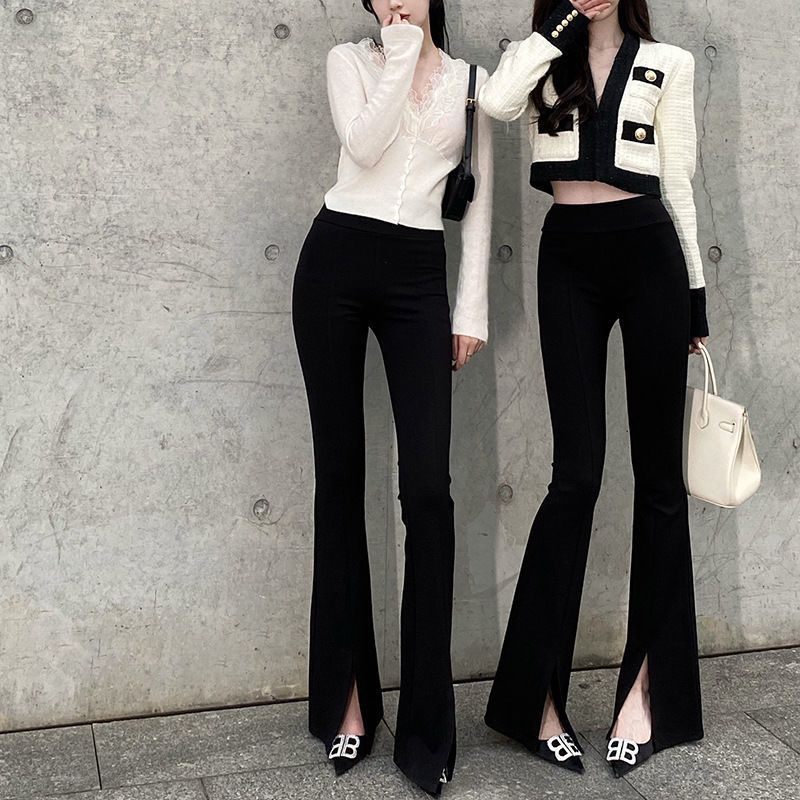 Vrouwen v-hals zwart wit kleur blok tweed jas slanke taille wollen korte jas SMLXLXXL