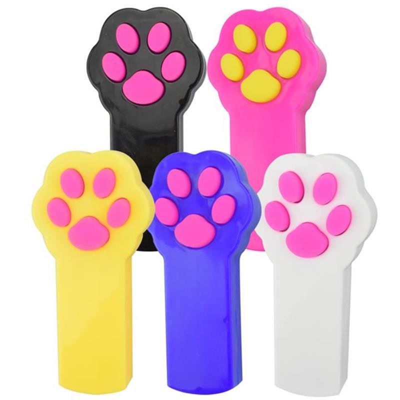 Funny Cat Paw Beam Laser Toy Interactive Automatic Red Laser Pointer Exercise Toy Pet Supplies Make Cats Happy