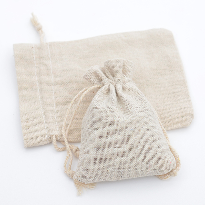 Cadeau cadeau à la main mousseline coton cordon emballage sacs cadeaux pour grains de café bijoux pochette stockage faveurs de mariage rustique folk noël 220913