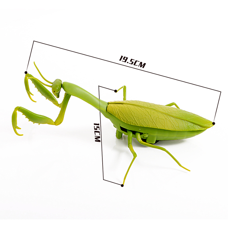 electricrc elebs Kids Electric Infrared Remote Control Simulate Mantis Shape Toy Toy Mini Mantis Mantis RC Prank Embrance Trick Trick 220914