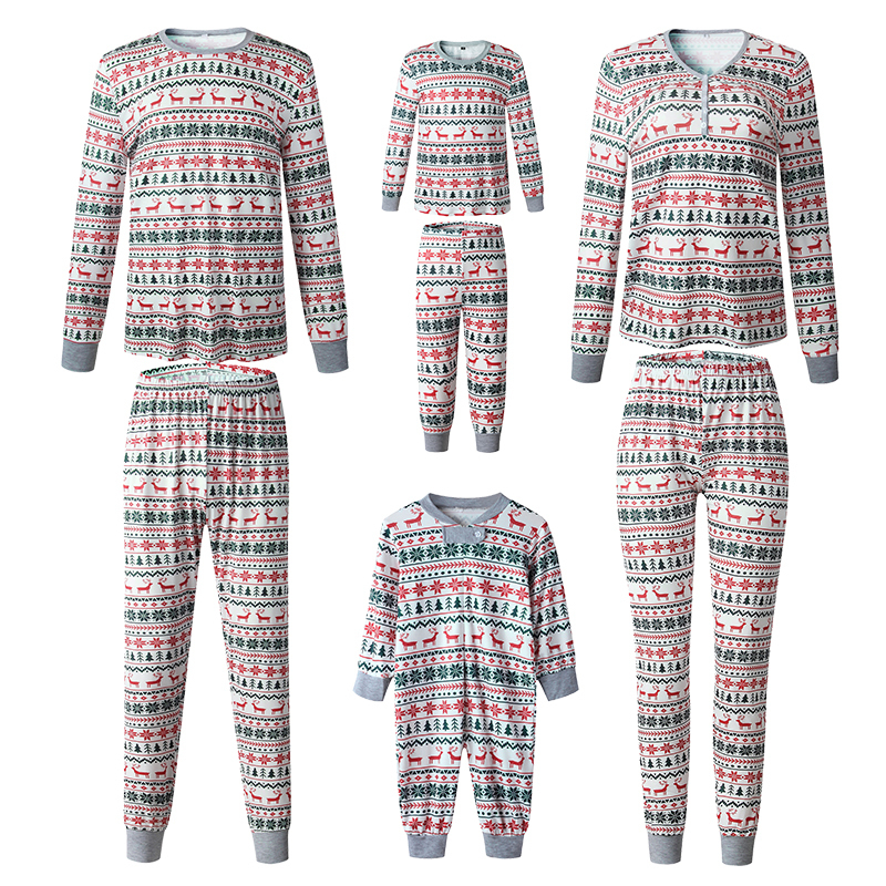 Passende Familien-Outfits, passende Familien-Kleidung, Weihnachts-Pyjama-Set, Mutter, Vater, Kinder, Sohn, passende Outfits, Baby-Strampler, Nachtwäsche, Pyjamas 220914