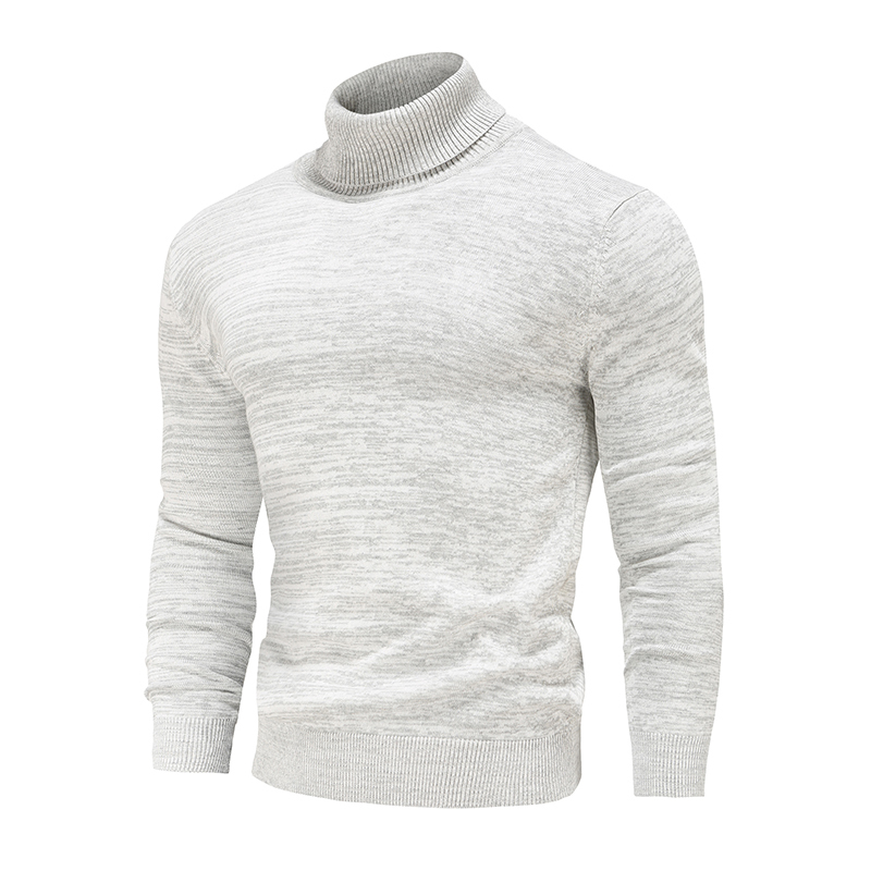 Mens Sweaters Inverno Mens Turtleneck Sweaters Algodão Slim Malha Pulôveres Homens Cor Sólida Casual Sweaters Masculino Outono Malhas 220914