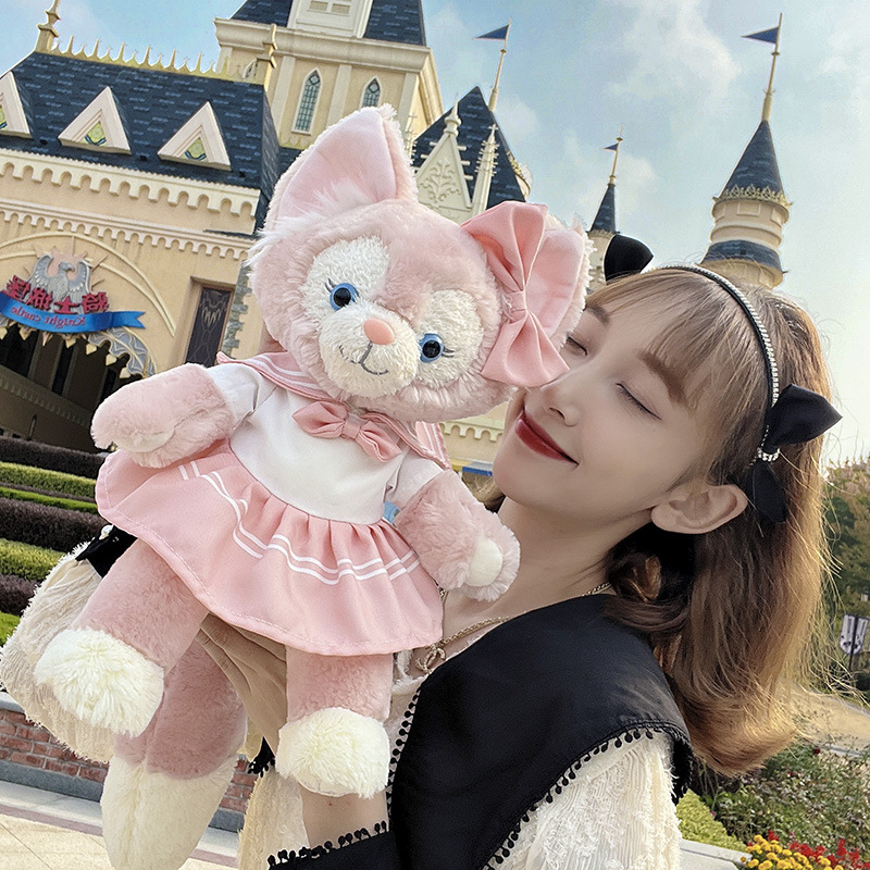 2022 Паршированные животные плюшевые куклы 35 см милая гна Belle Plush Toy Figure Детская кукла