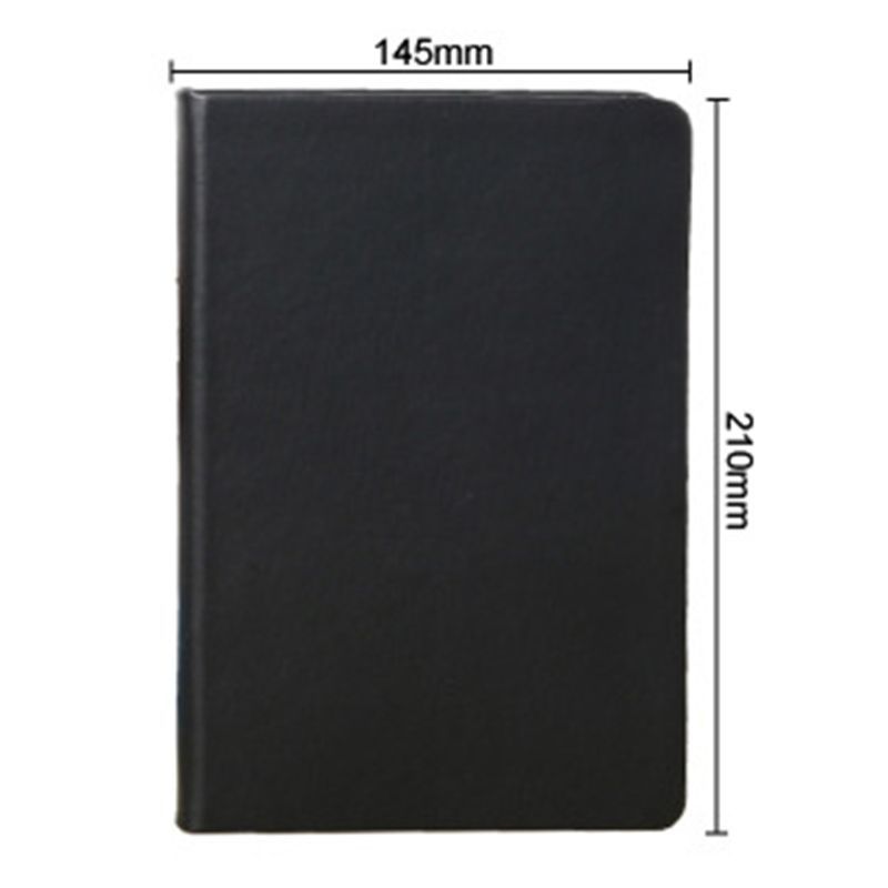 Blocchi appunti All Black Paper Vuota Pagina interna Notebook tascabile portatile Sketchbook 220914