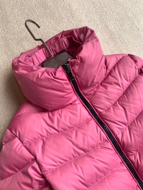 Damen Daunenparka Herbst und Winter kurze Taille lässig Stehkragen rosa weiße Entendaunenjacke dicke Reißverschlussjacke Damen 220914