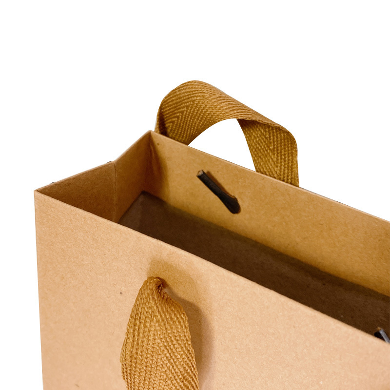 Cadeau cadeau / festival cadeau sac kraft sacs à provisions bricolage multifonction sac en papier recyclable avec poignées 220913