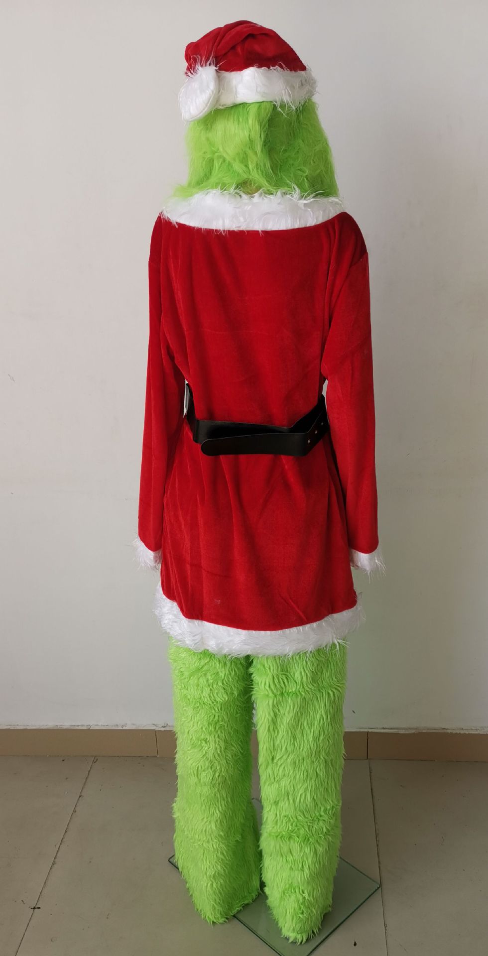 The Green Monster Christmas Cosplay Costplay Strouts świąteczne stroje z maską z kapeluszów rekwizytów świąteczne prezent