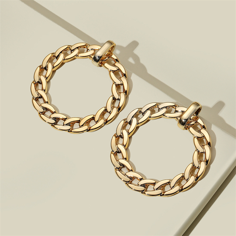 Fashion Dangle AYAYOO Gold Earrings For Women Acrylic Female Statement Vintage Boho Earrings Pendientes Mujer Wedding