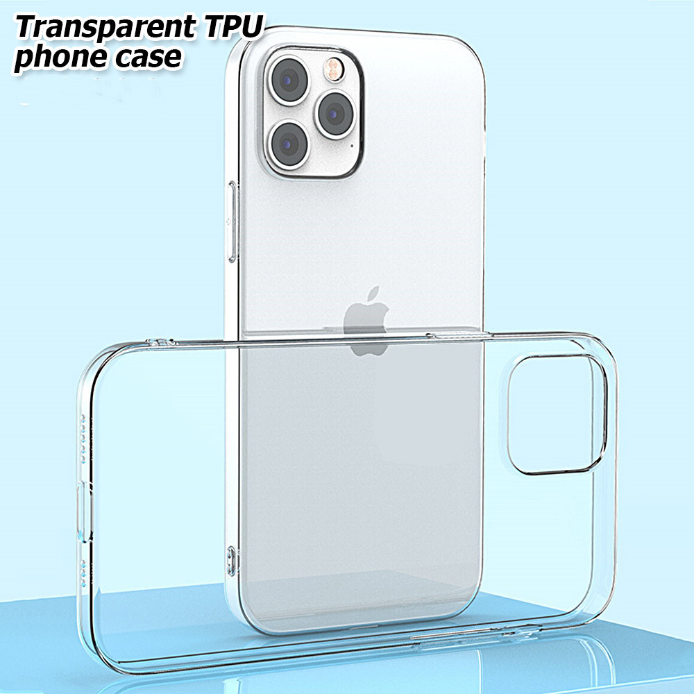 Ultrathin Transparent Clear Soft TPU Cell Phone Cases Gel Crystal Back Cover f￶r iPhone 14 13 12 Mini 11 Pro Max X XS XR 8 7 Plus mobiltelefonfodral