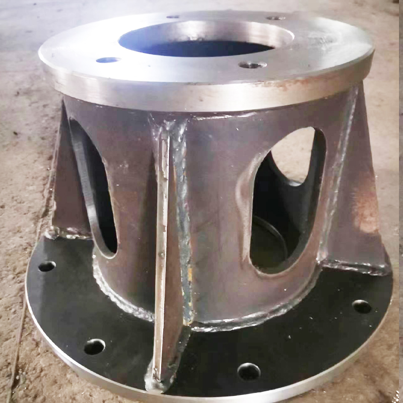 Small Processing Machinery & parts Steel weldment precision casting connection base Factory direct sales
