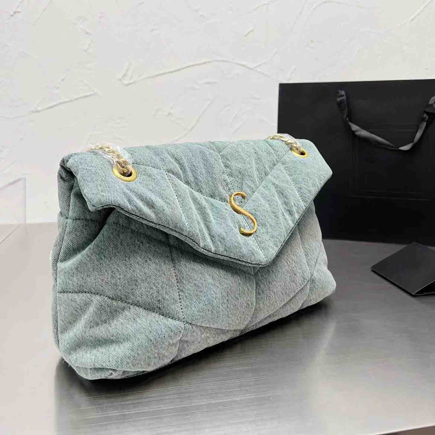 مصممي الكتف حقيبة أزياء أزياء المستحضرات الكبرى على ظهر حقيبة ظهر لولو صغيرة محفظة حقيبة يد معدنية