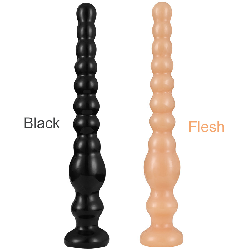 Brinquedos anal de silicone brinquedos sexuais de plug plug para mulheres e homens plug plug de bunda macia longa contas de sexo ânus vagina dilatador erótico jogo adulto 220914