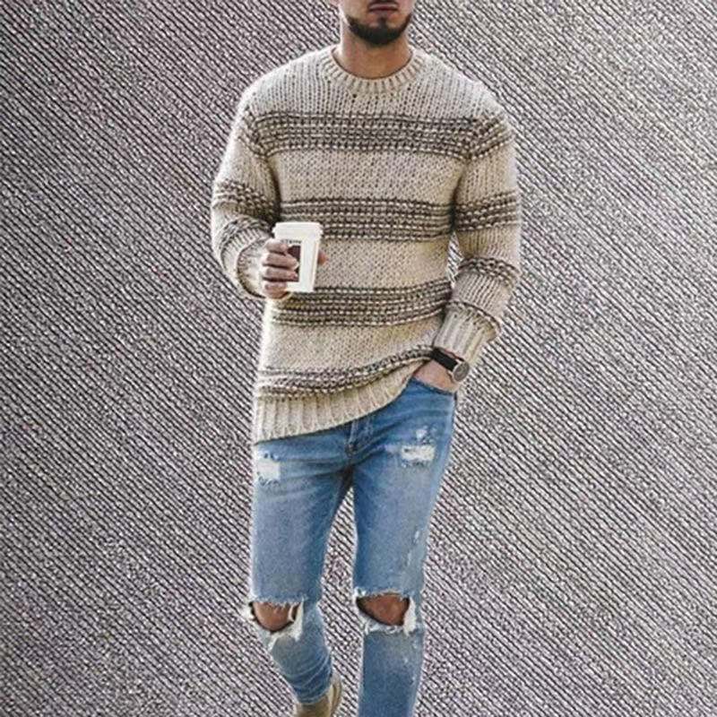 Pulls pour hommes Mode coréenne Automne Casual Style Vintage Pull en laine à col roulé surdimensionné hiver chaud pulls en coton 220914