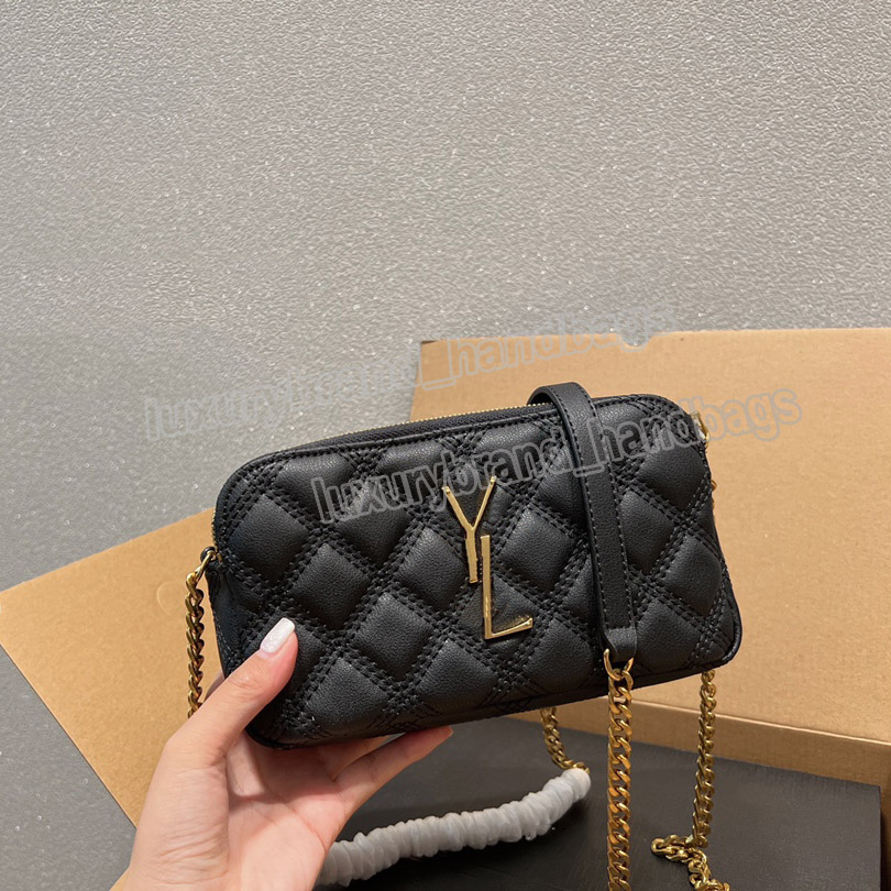 Bolsas de designer de bolsas de ombro de moda letra C￢mera C￢mera Bags Crossbody Brand Chain Messenger carteira