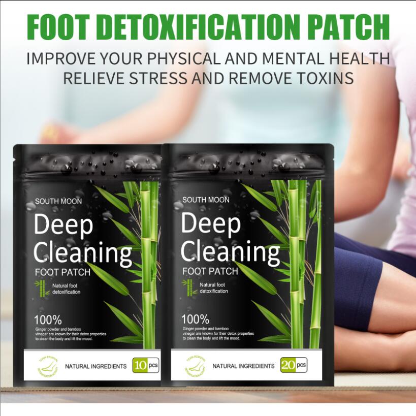 Deep Cleansing Foot Treatment Pads South Moon Foot Patch ger bättre sömn och lindrar stress trötthet