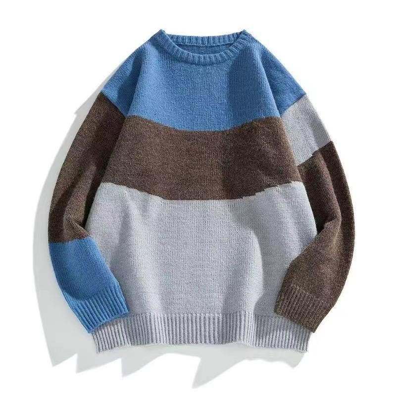 Mens Sweaters Japanese Sweater Male Korean Version Of Loose Lazy Trend Student Couple Sweater Jacket Autumn And Winter Thick Wear Wire 220914