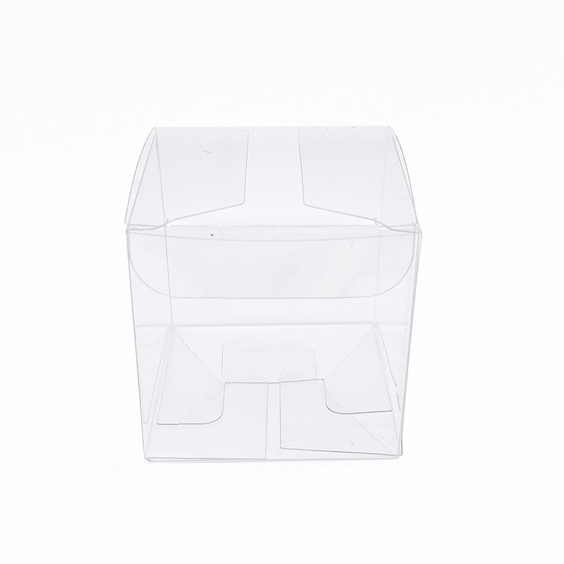 Present Wrap Clear Square Wedding Favor Gift Box PVC Transparent Party Candy Bags Chocolate Boxes 5x5x5cm Caja de Dulces 220913