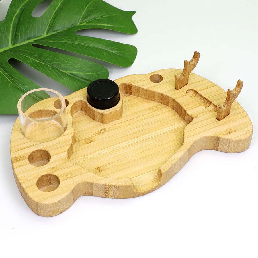 Smoking Accessories Multi-purpose smokeless unbreakable wooden ashtray smoking pipes