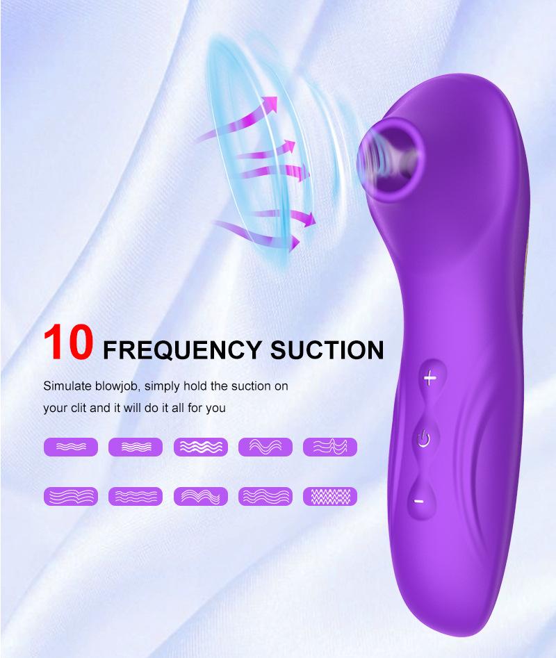 Sucer vibrateur femelle Sex Toys pour femmes Clitoris Clitoris ventouse 10 fréquence aspiration stimulateur sous vide