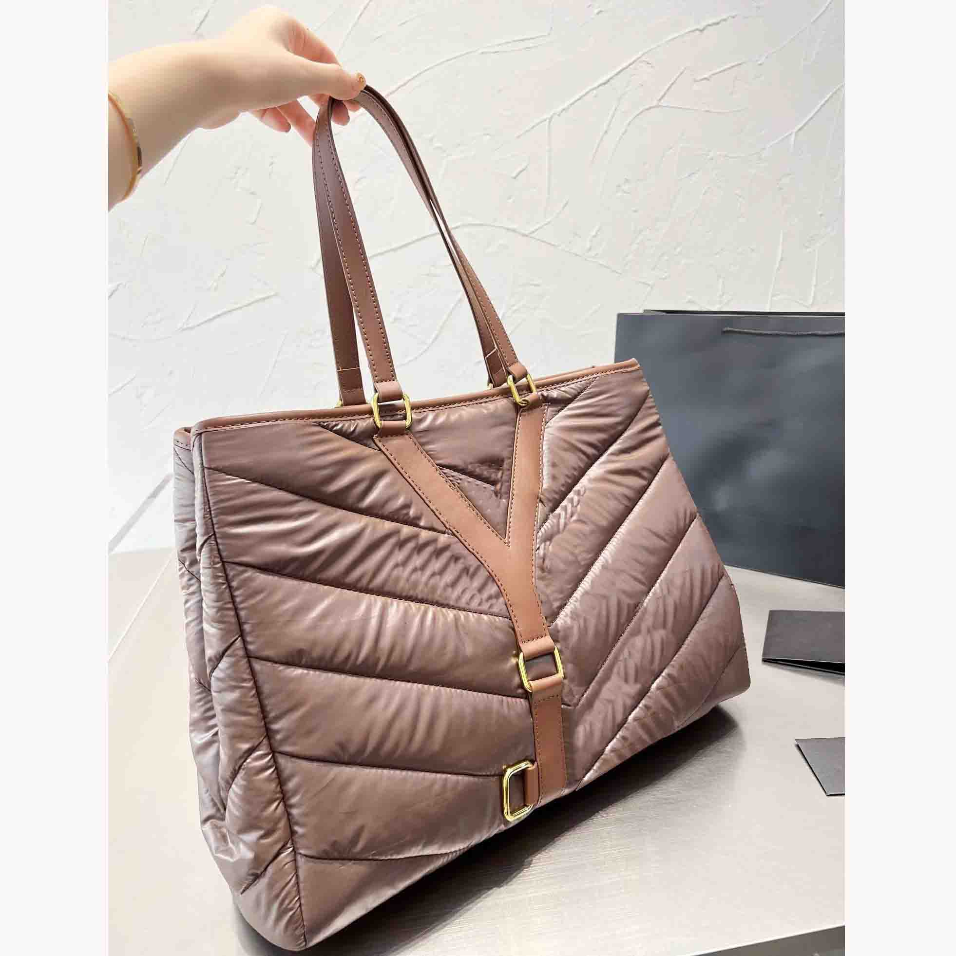Designers tygväska mode trend handväska icare maxi shopping väska puffer loulou multifunktion handväskor stjärna populära vinterväskor5491718